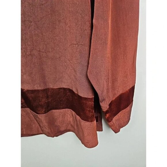 Yasuko Blouse Top Elastic Waist Pants Silk Accents Size Small Medium Made in USA - Picture 13 of 15